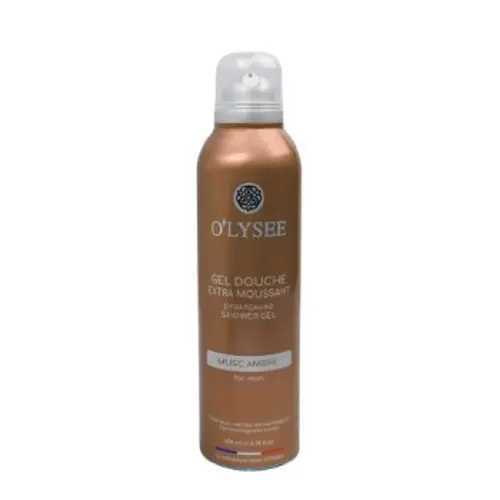 O'lysee Гель-піна для душу для чоловіків Extra Foaming Shower Gel Musc Ambre 200 мл