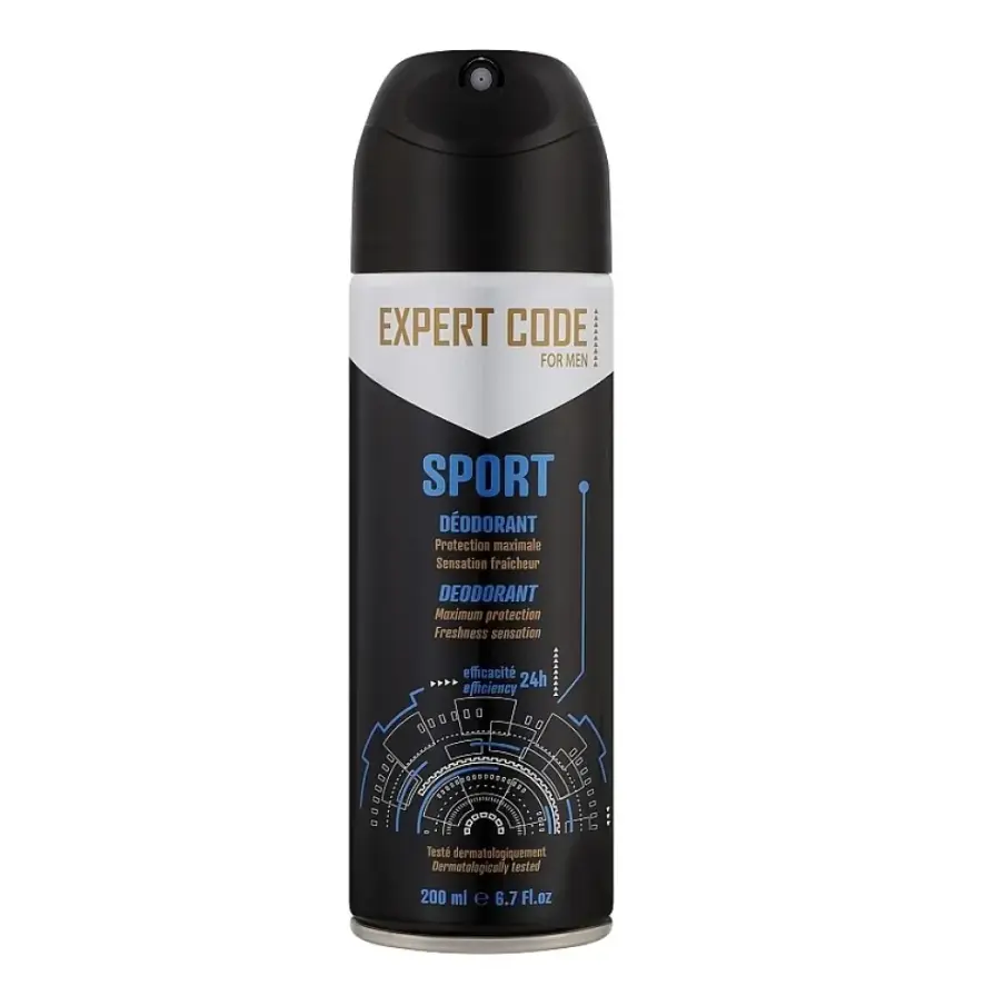 O'lysee Дезодорант для чоловіків Expert Code For Men Deodorant Sport 200 мл