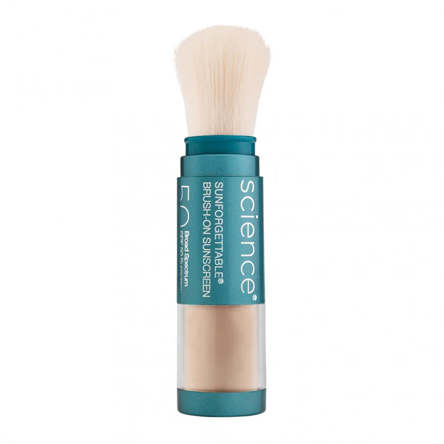 Colorescience Солнцезащитная пудра с кистью SPF 50 Medium Натуральный 6 гр