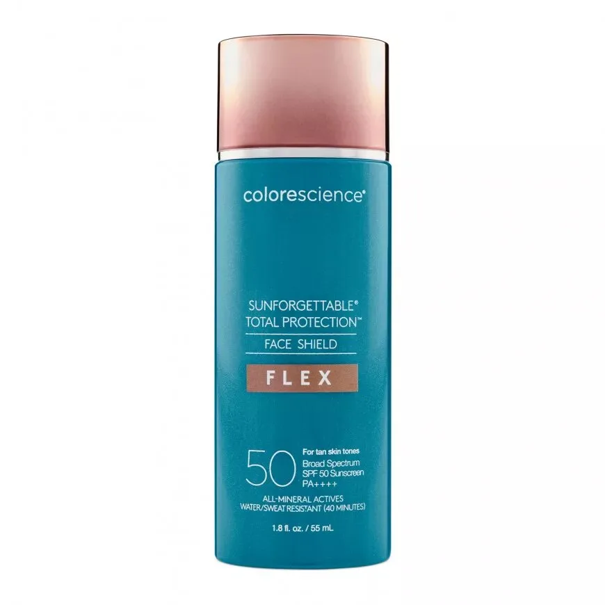 Colorescience Солнцезащитный крем для лица SPF 50 FLEX Medium с натуральным тонером 55 мл