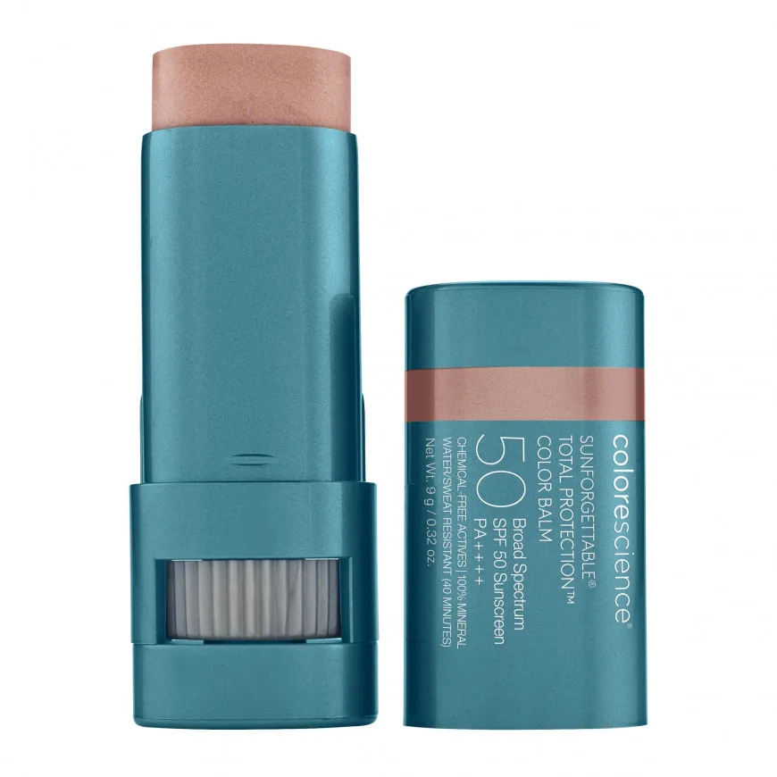 Colorescience Бальзам для губ/румяна солнцезащитные SPF 50 Персиковый 9 гр