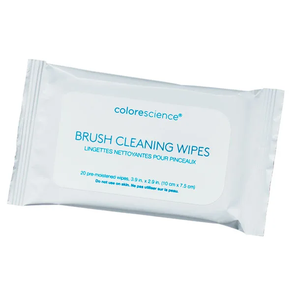 Colorescience Салфетки для очищения кистей для макияжа 20 шт