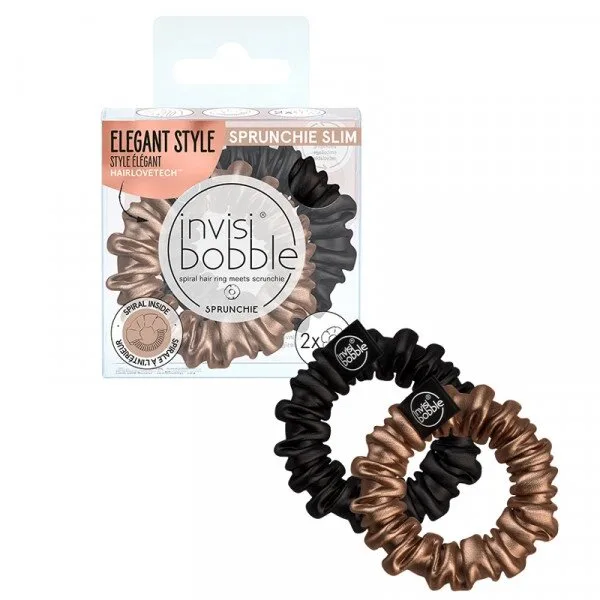 Invisibobble Резинка-браслет для волос SPRUNCHIE Slim True golden шт