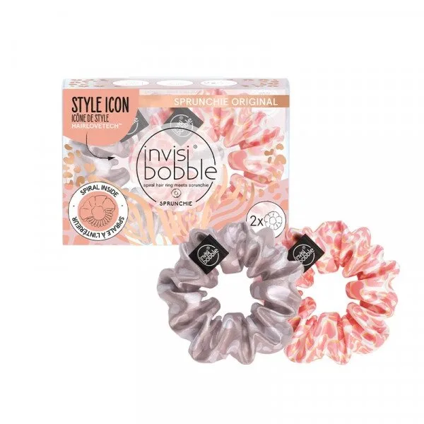 Invisibobble Резинка-браслет для волос SPRUNCHIE Duo Urban Safari шт