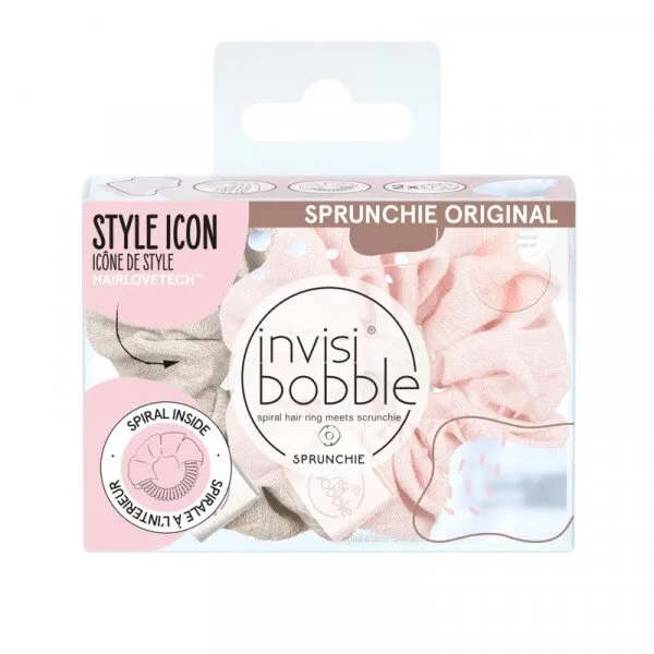 Invisi Bobble Резинка-браслет для волос SPRUNCHIE Duo Pack шт