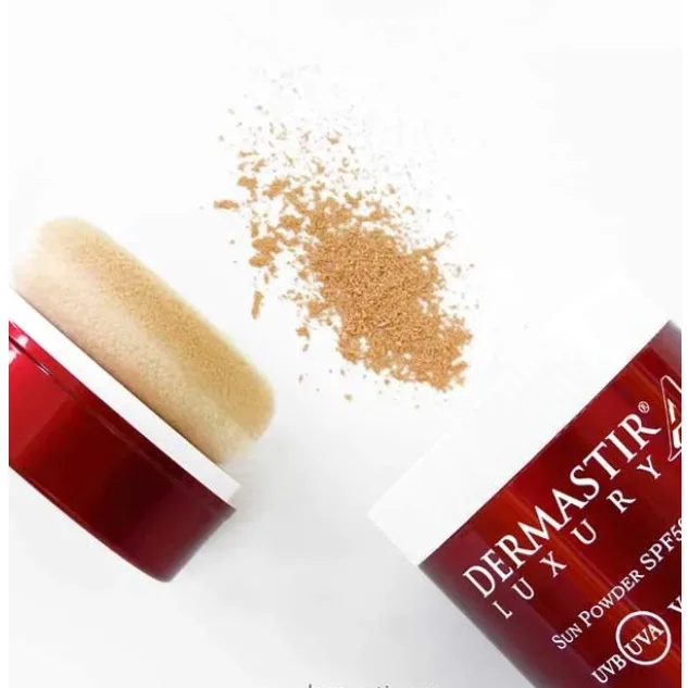 Dermastir Солнцезащитная Пудра SPF50+ с коллагеном и витамином С Sun Powder SPF 50+ 35 мл - фото 5