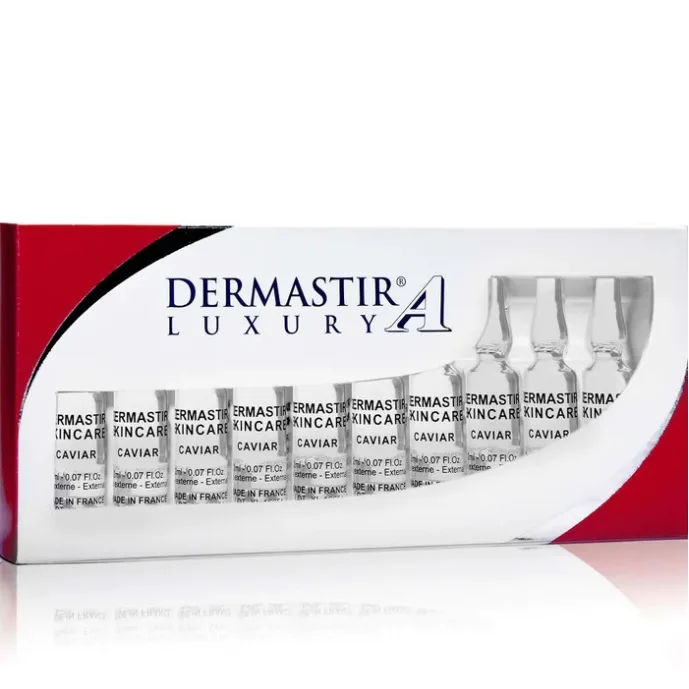 Dermastir Ампулы с экстрактом икры богаты витаминами A, D, B1, B2, B6 CAVIAR 10*2 мл - фото 2