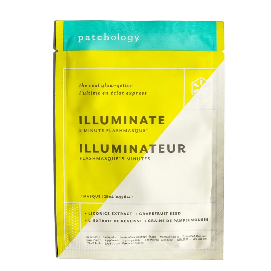 Patchology Маска для сияния кожи FlashMasque Illuminate 5 Minute Sheet Mask 1 шт