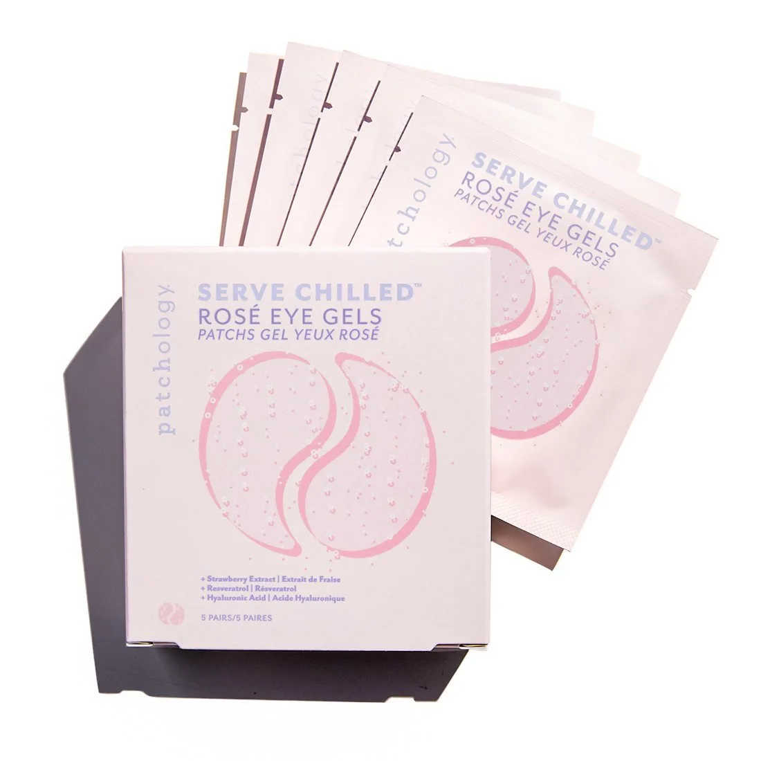 Patchology Освежающие патчи с экстрактом розы Serve Chilled Rose Eye Gels 5 пар