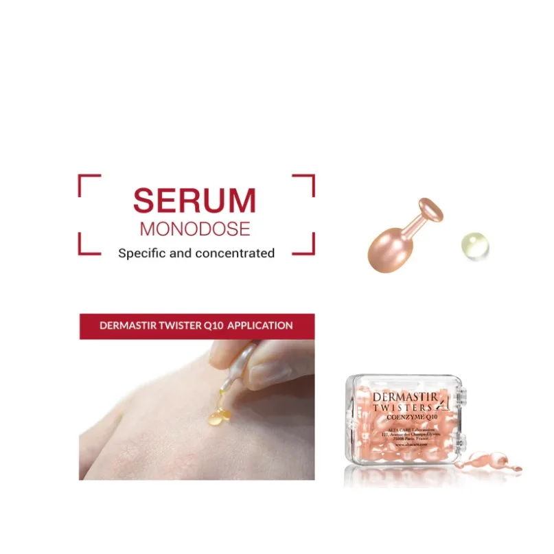 Dermastir Сыворотка в капсулах обогащает клетки кислородом, против морщин и изломов Twister Coenzyme Q10 30 капсул - фото 3