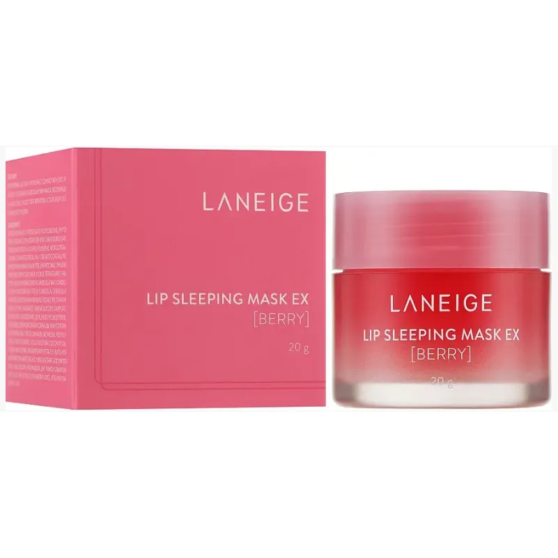 Laneige Ночная восстанавливающая маска для губ Berry 20 g